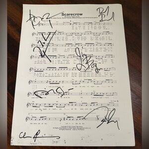 RARE Counting Crows signed Sheet music!
